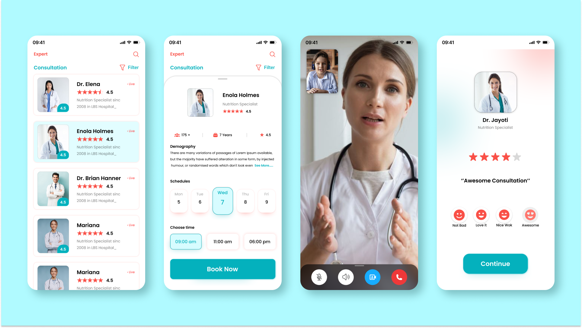 Healthcare Application - Modern UI/UX Design for Patient Management